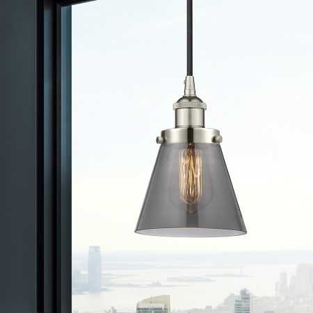 A large image of the Innovations Lighting 616-1PH-10-6 Cone Pendant Alternate Image