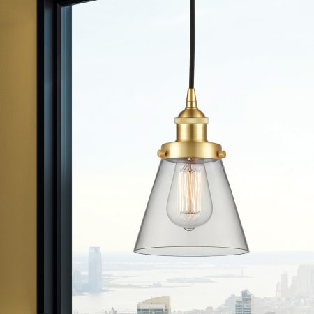 A large image of the Innovations Lighting 616-1PH-10-6 Cone Pendant Alternate Image