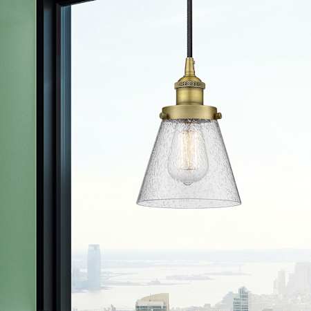 A large image of the Innovations Lighting 616-1PH-10-6 Cone Pendant Alternate Image