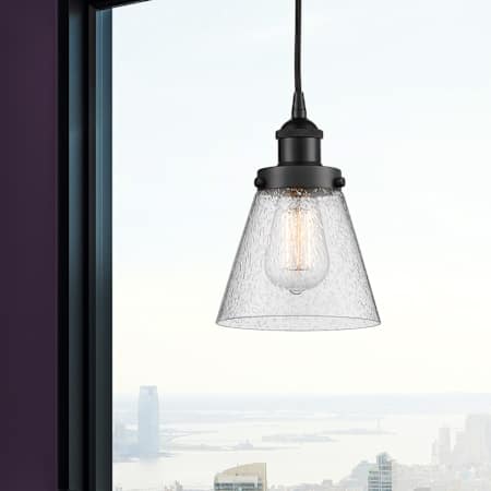 A large image of the Innovations Lighting 616-1PH-10-6 Cone Pendant Alternate Image