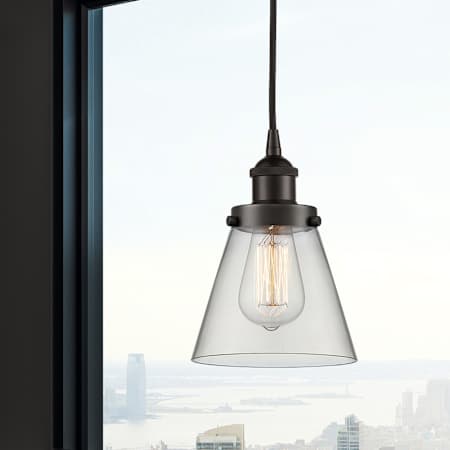 A large image of the Innovations Lighting 616-1PH-10-6 Cone Pendant Alternate Image