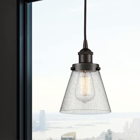 A large image of the Innovations Lighting 616-1PH-10-6 Cone Pendant Alternate Image