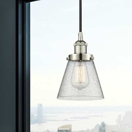 A large image of the Innovations Lighting 616-1PH-10-6 Cone Pendant Alternate Image