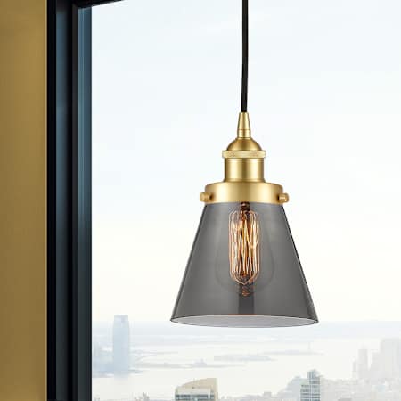 A large image of the Innovations Lighting 616-1PH-10-6 Cone Pendant Alternate Image