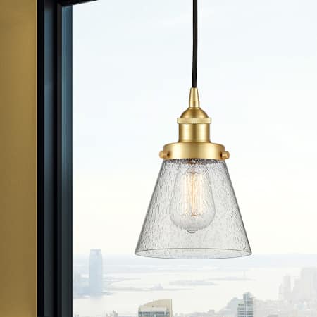 A large image of the Innovations Lighting 616-1PH-10-6 Cone Pendant Alternate Image