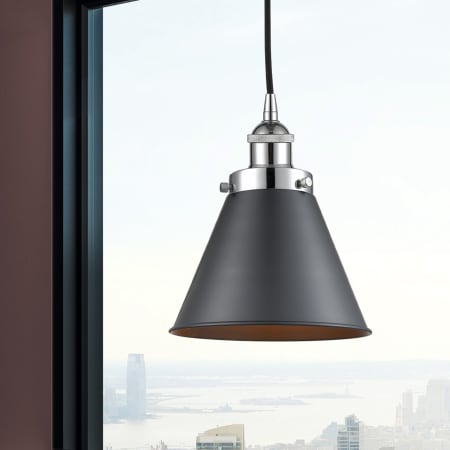 A large image of the Innovations Lighting 616-1PH-10-8 Appalachian Pendant Alternate Image