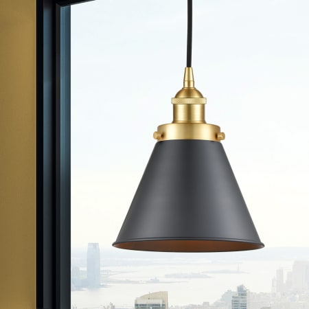 A large image of the Innovations Lighting 616-1PH-10-8 Appalachian Pendant Alternate Image