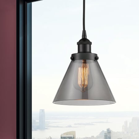 A large image of the Innovations Lighting 616-1PH-10-8 Cone Pendant Alternate Image