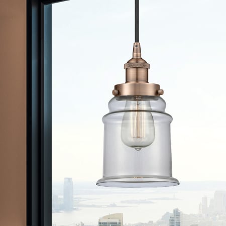 A large image of the Innovations Lighting 616-1PH-11-6 Canton Pendant Alternate Image