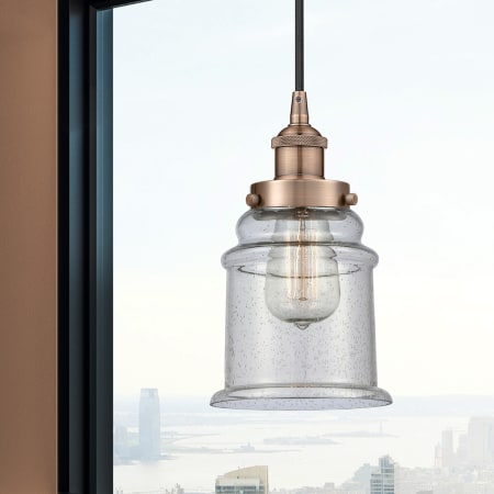 A large image of the Innovations Lighting 616-1PH-11-6 Canton Pendant Alternate Image