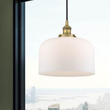 A large image of the Innovations Lighting 616-1PH-12-12-L Bell Pendant Alternate Image