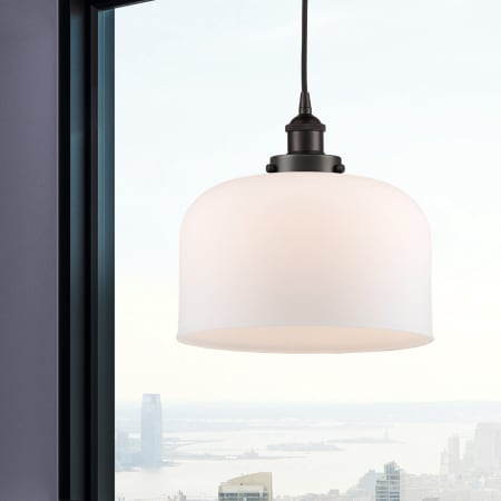 A large image of the Innovations Lighting 616-1PH-12-12-L Bell Pendant Alternate Image