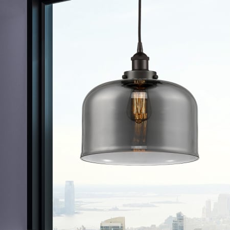 A large image of the Innovations Lighting 616-1PH-12-12-L Bell Pendant Alternate Image