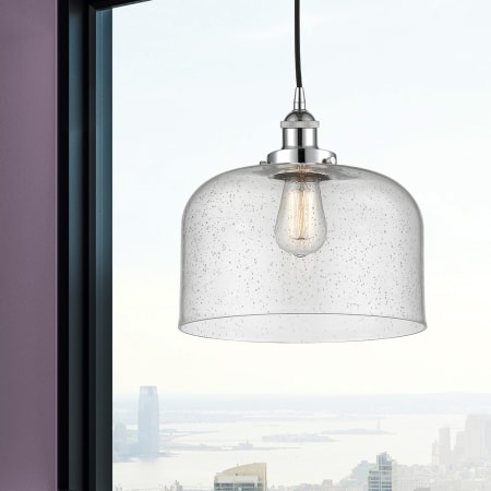 A large image of the Innovations Lighting 616-1PH-12-12-L Bell Pendant Alternate Image