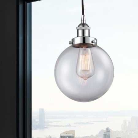 A large image of the Innovations Lighting 616-1PH-12-8 Beacon Pendant Alternate Image