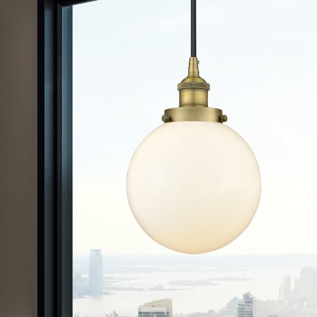 A large image of the Innovations Lighting 616-1PH-12-8 Beacon Pendant Alternate Image