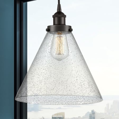 A large image of the Innovations Lighting 616-1PH-15-12-L Cone Pendant Alternate Image