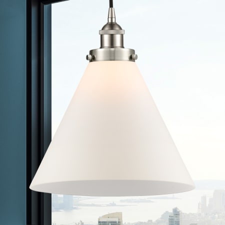 A large image of the Innovations Lighting 616-1PH-15-12-L Cone Pendant Alternate Image