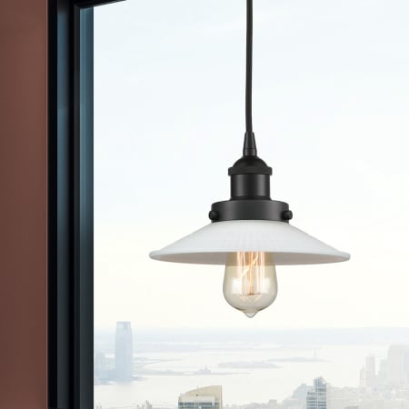 A large image of the Innovations Lighting 616-1PH-6-9 Halophane Pendant Alternate Image