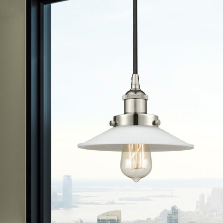 A large image of the Innovations Lighting 616-1PH-6-9 Halophane Pendant Alternate Image