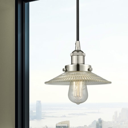 A large image of the Innovations Lighting 616-1PH-6-9 Halophane Pendant Alternate Image