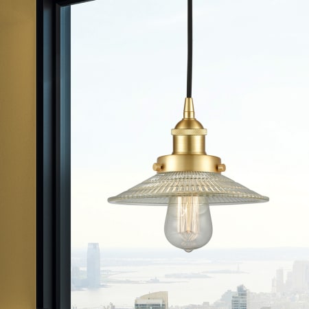 A large image of the Innovations Lighting 616-1PH-6-9 Halophane Pendant Alternate Image