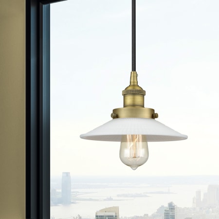 A large image of the Innovations Lighting 616-1PH-6-9 Halophane Pendant Alternate Image