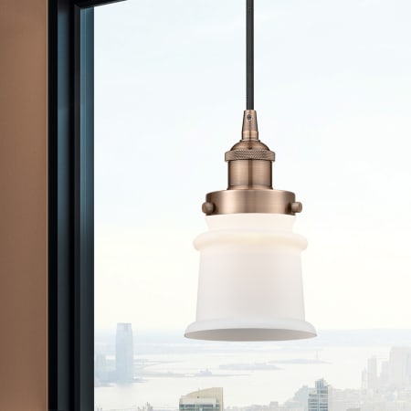 A large image of the Innovations Lighting 616-1PH-9-5 Canton Pendant Alternate Image