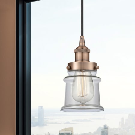 A large image of the Innovations Lighting 616-1PH-9-5 Canton Pendant Alternate Image