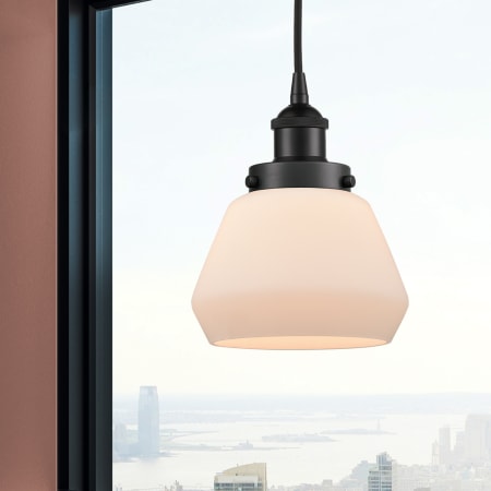 A large image of the Innovations Lighting 616-1PH-9-7 Fulton Pendant Alternate Image