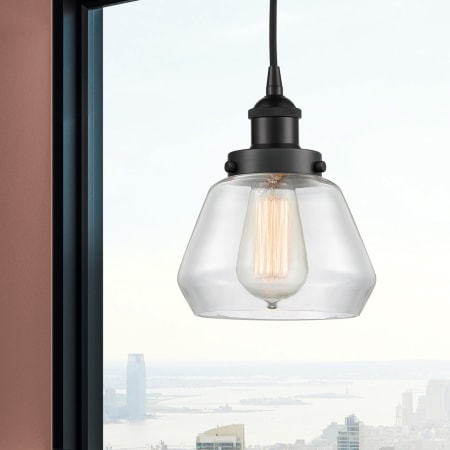 A large image of the Innovations Lighting 616-1PH-9-7 Fulton Pendant Alternate Image