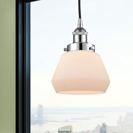 A large image of the Innovations Lighting 616-1PH-9-7 Fulton Pendant Alternate Image