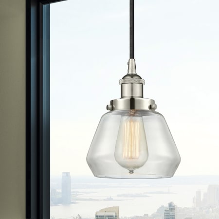 A large image of the Innovations Lighting 616-1PH-9-7 Fulton Pendant Alternate Image