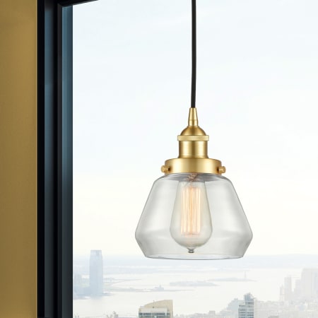 A large image of the Innovations Lighting 616-1PH-9-7 Fulton Pendant Alternate Image