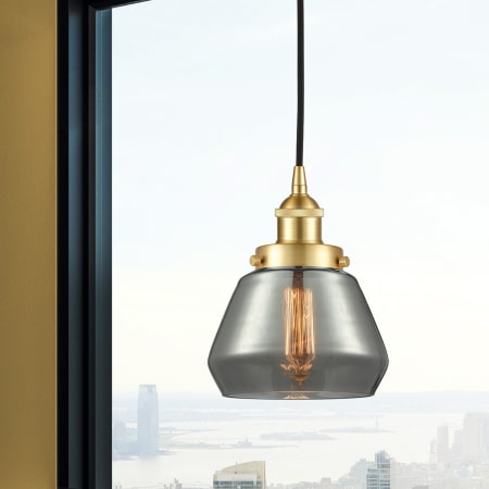 A large image of the Innovations Lighting 616-1PH-9-7 Fulton Pendant Alternate Image