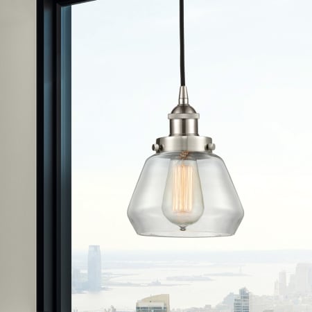 A large image of the Innovations Lighting 616-1PH-9-7 Fulton Pendant Alternate Image