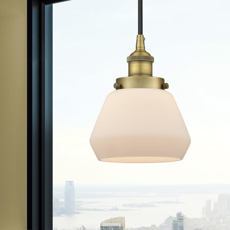 A large image of the Innovations Lighting 616-1PH-9-7 Fulton Pendant Alternate Image