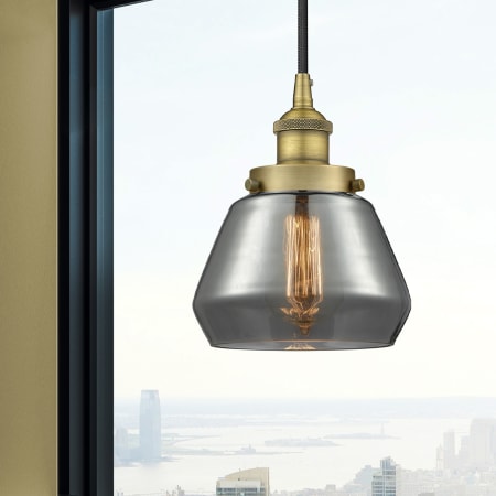 A large image of the Innovations Lighting 616-1PH-9-7 Fulton Pendant Alternate Image