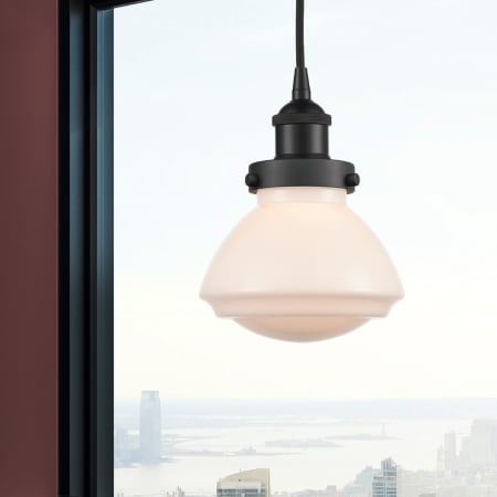 A large image of the Innovations Lighting 616-1PH-9-7 Olean Pendant Alternate Image