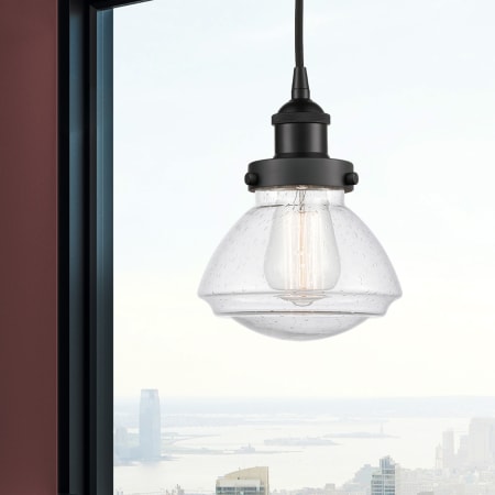 A large image of the Innovations Lighting 616-1PH-9-7 Olean Pendant Alternate Image