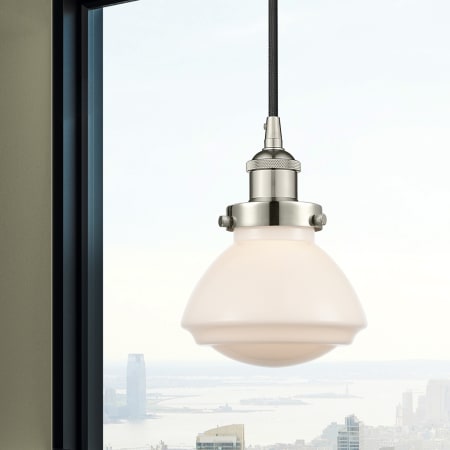 A large image of the Innovations Lighting 616-1PH-9-7 Olean Pendant Alternate Image