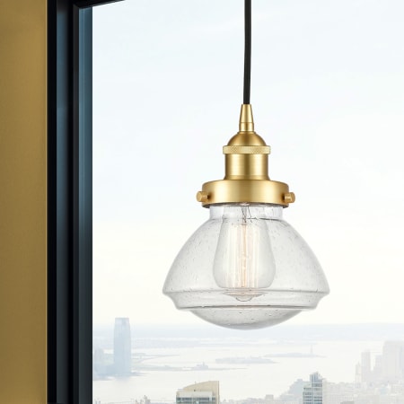 A large image of the Innovations Lighting 616-1PH-9-7 Olean Pendant Alternate Image