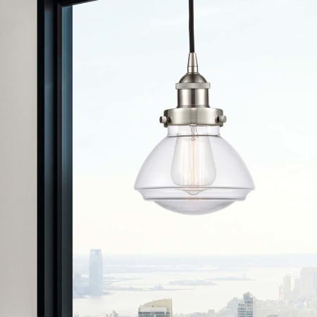 A large image of the Innovations Lighting 616-1PH-9-7 Olean Pendant Alternate Image