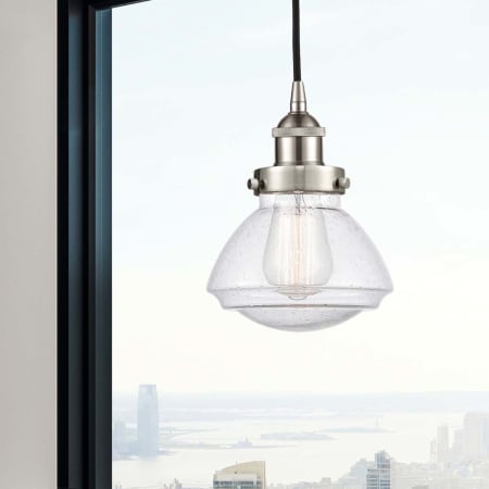 A large image of the Innovations Lighting 616-1PH-9-7 Olean Pendant Alternate Image