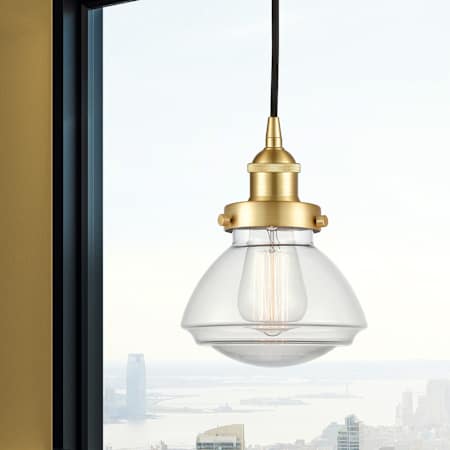 A large image of the Innovations Lighting 616-1PH-9-7 Olean Pendant Alternate Image