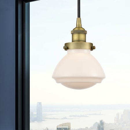 A large image of the Innovations Lighting 616-1PH-9-7 Olean Pendant Alternate Image