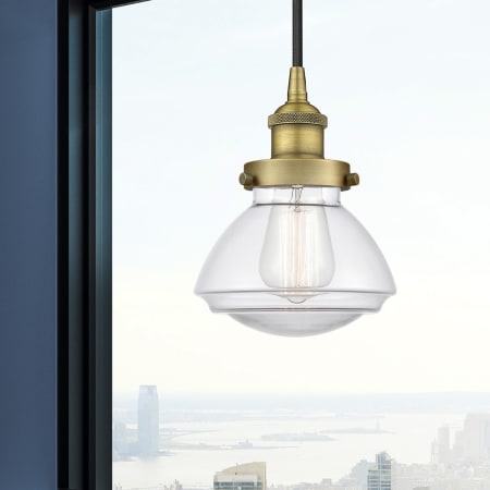 A large image of the Innovations Lighting 616-1PH-9-7 Olean Pendant Alternate Image