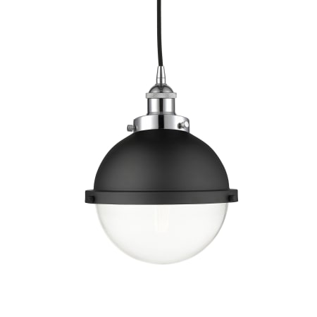 A large image of the Innovations Lighting 616-1PH-13-9 Hampden Pendant Polished Chrome / Clear