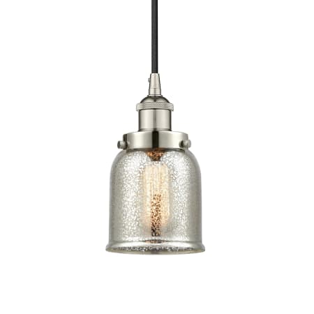 A large image of the Innovations Lighting 616-1PH-10-5 Bell Pendant Polished Nickel / Silver Plated Mercury