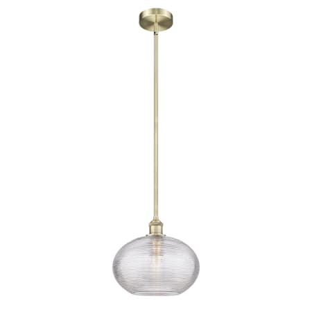 A large image of the Innovations Lighting 616-1S 10 12 Ithaca Pendant Alternate Image